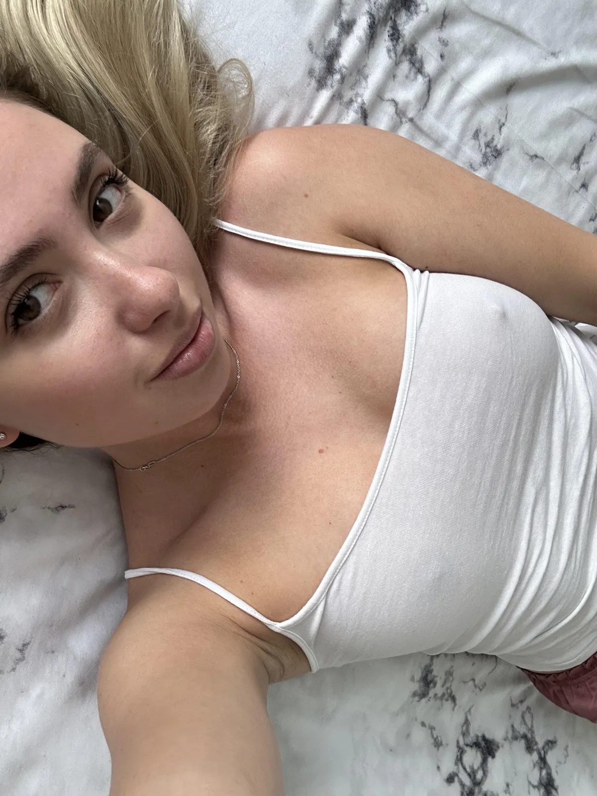 selfie in bed