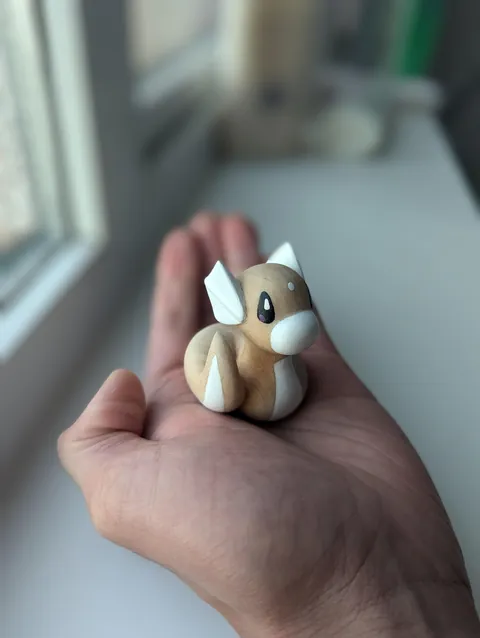 Carved a Dratini out of maple wood! [OC] 