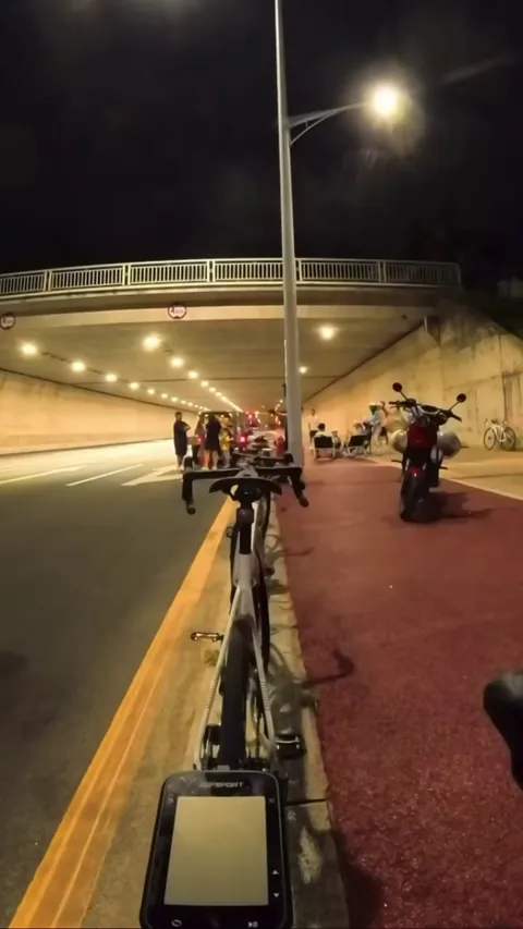 I’m pretty sure he must have been scared or hit by a bicycle before.