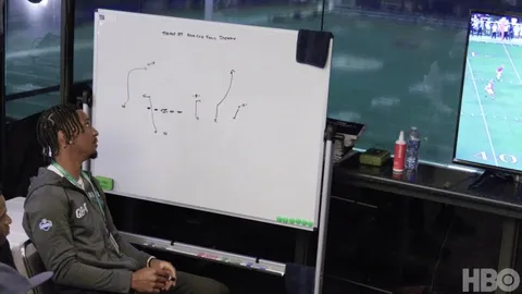 [Hard Knocks] Brian Daboll puts Jayden Daniels' QB knowledge to the test at the NFL Combine