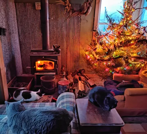 This is the coziest place to while away long winter evenings.