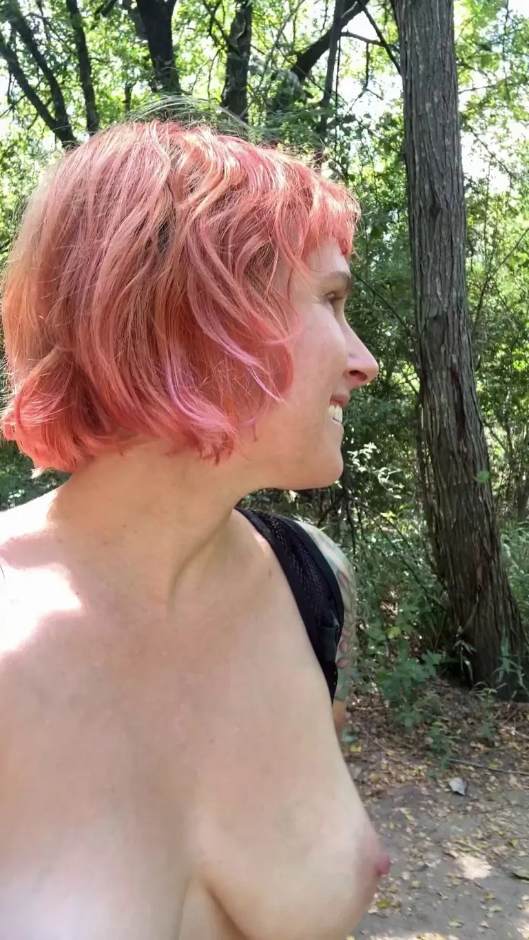 I got a few awkward looks from other hikers but no complaints