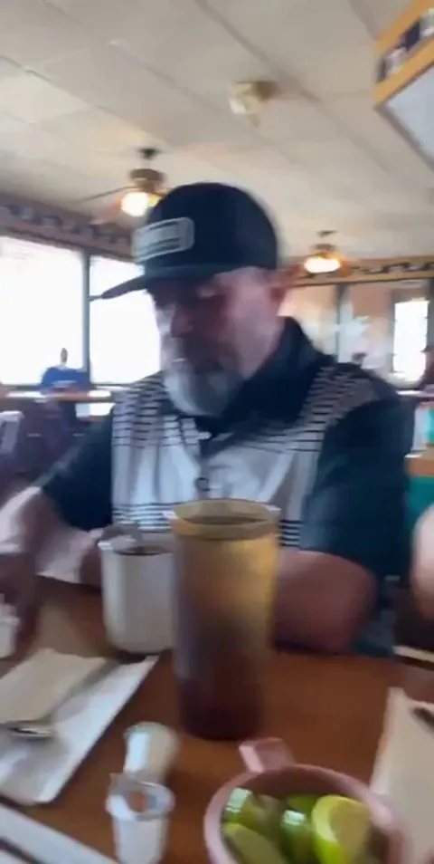 Dad got hit in the nostril by a Straw