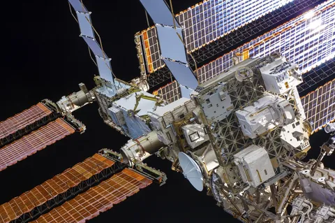 Starboard truss of the ISS