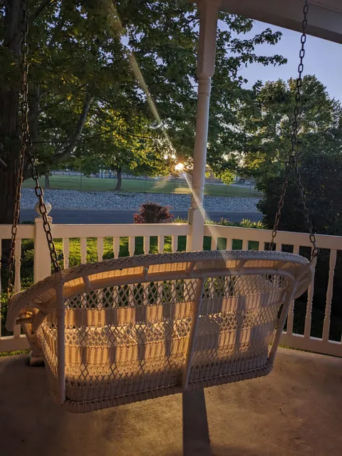 A place to curl up in a blanket and watch the sunset