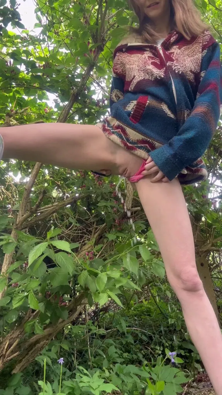 Watering the flowers 