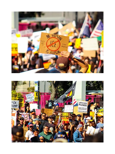 Today in Los Angeles, the people fought back. [OC]