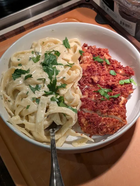 [homemade] Chicken Alfredo