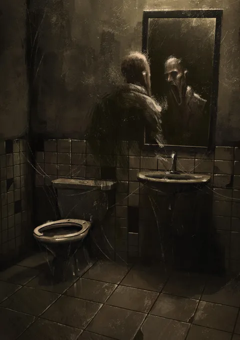 The bathroom (my artwork)