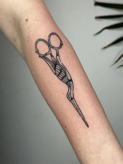 Embroidery shears by me (molehole tattoos) at Shapeworld, NYC