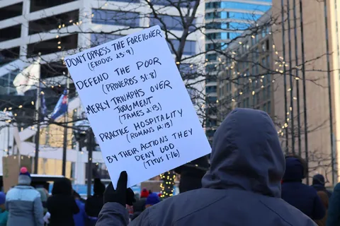 Minneapolis - Yesterday's Government Plaza Protest [OC]