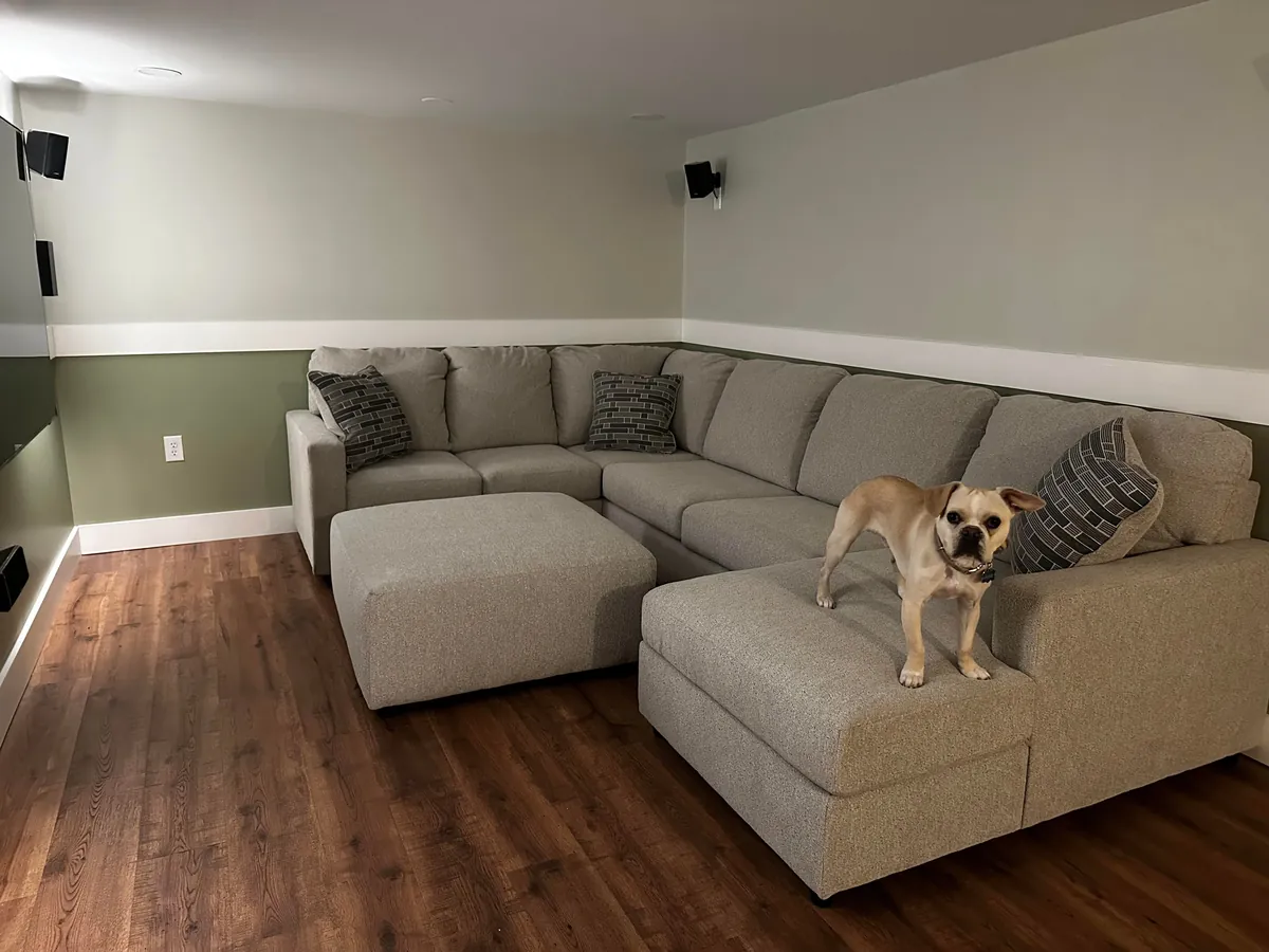 I finished a portion of my basement