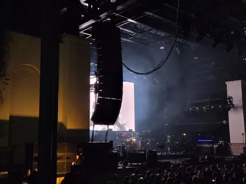 I was gifted tickets to see Weird Al. I couldn't see the screen due to the speaker placement.