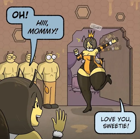 I was told this community might enjoy this Bee-themed comic I drew