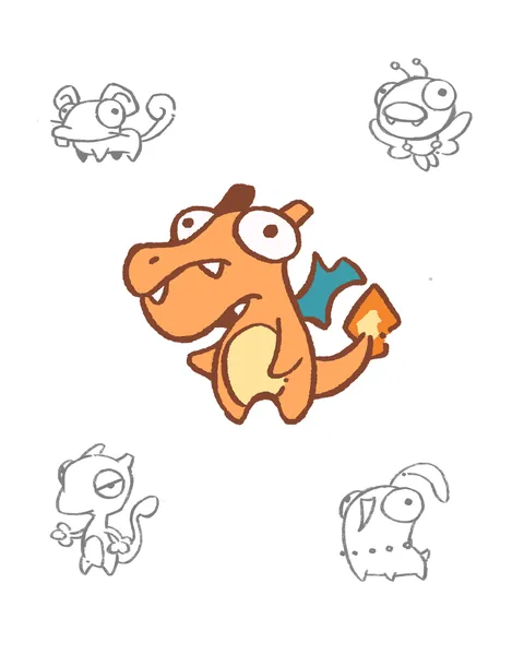 (OC) Tell me your favorite pokémon. I'll make a derpy sketch