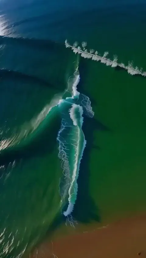 Ai generated Dance of the Ocean waves that people are now calling art