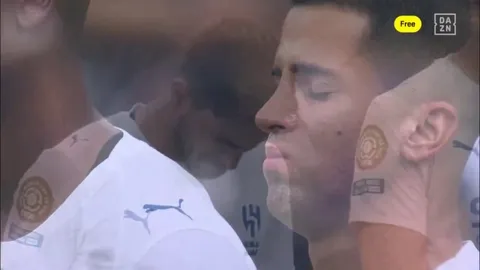 Koulibaly nudges Mlinkovic-Savic to give Ruben Neves support during the minute of silence