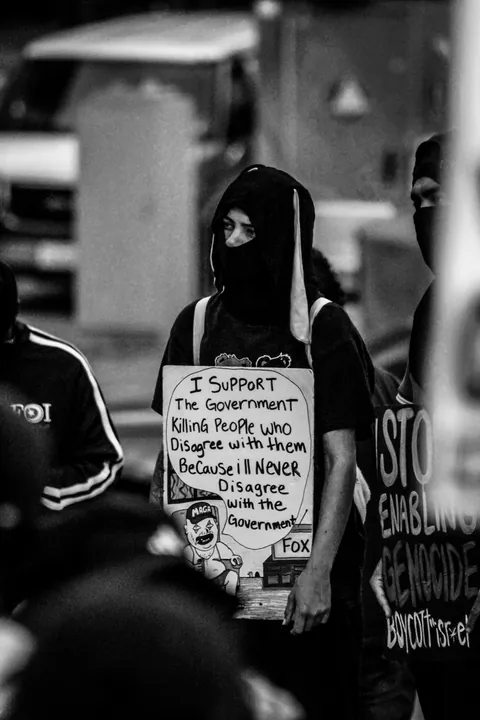 Photos from tonight’s STOP TRUMP’S WAR IN IRAN protest in Downtown Los Angeles [OC]