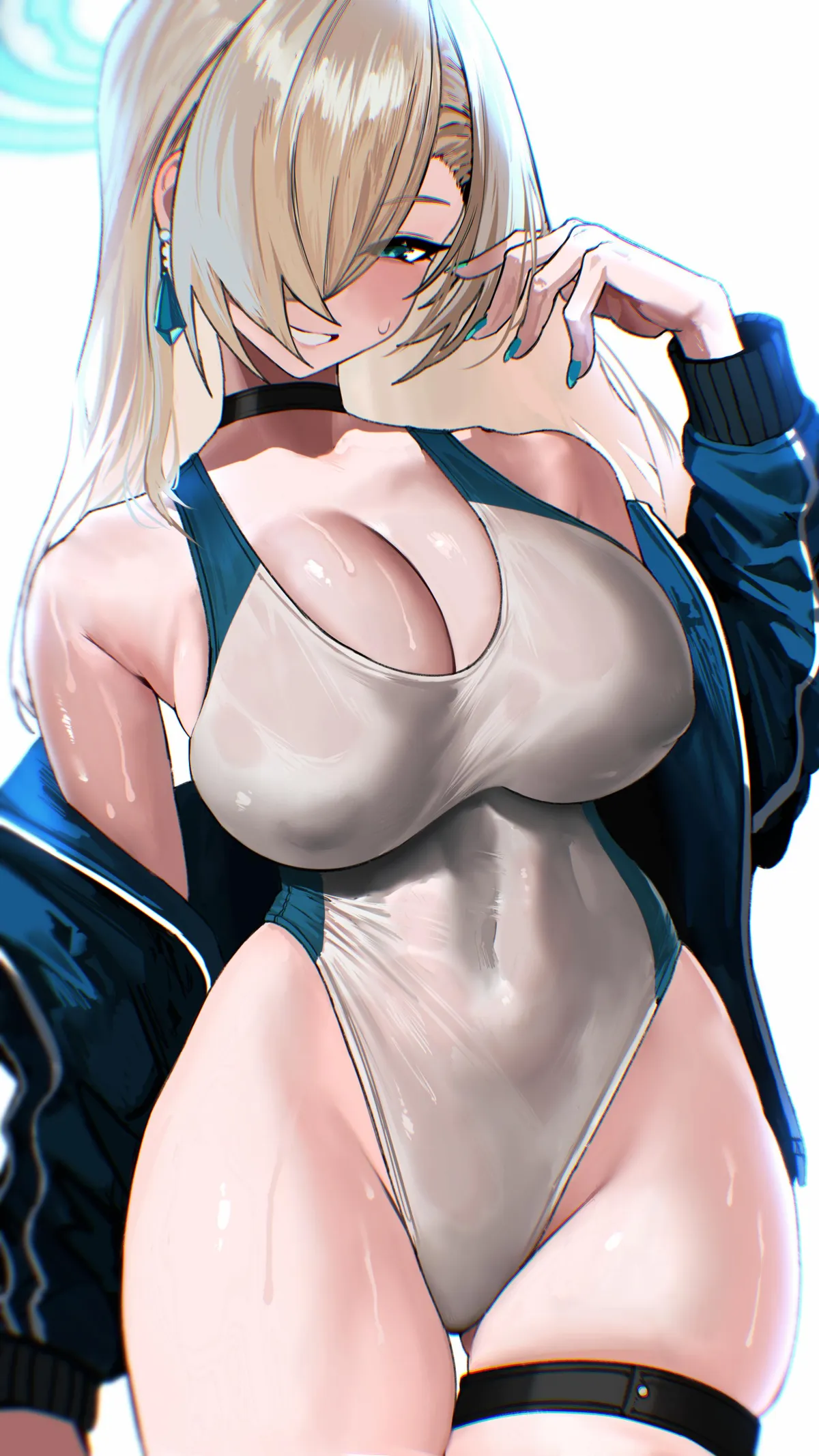 Asuna wearing a swimsuit 