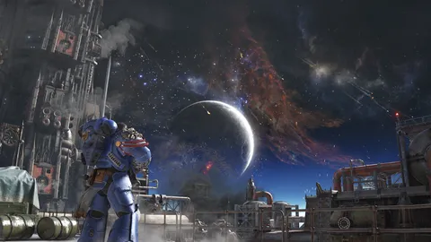 Saber did Warhammer 40k Space Marine 2 very well. This is like a living painting! 