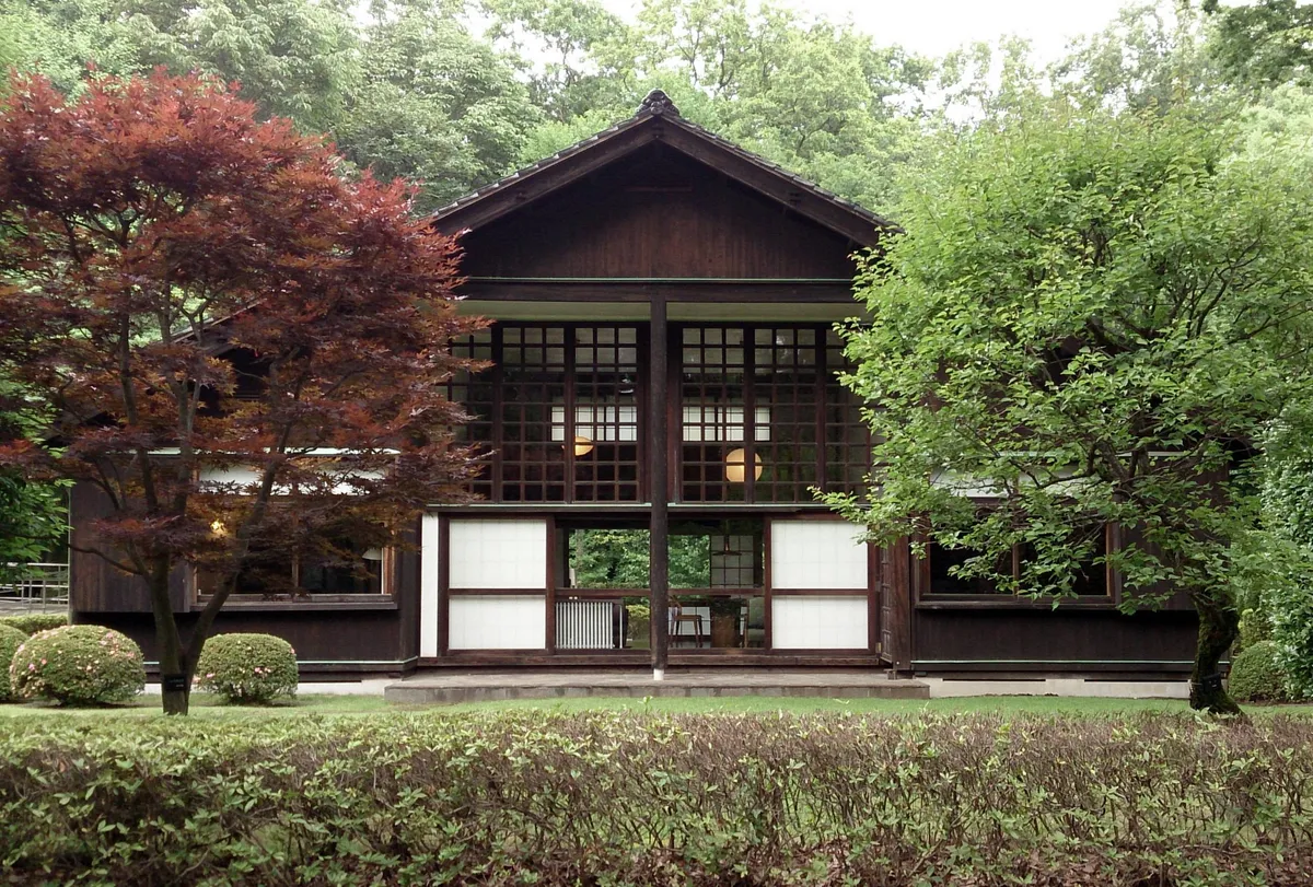 Home of Japanese architect Kunio Maekawa at Niigata, Japan, (1942). Worked under Le Corbusier and Antonin Raymond, he was a major proponent of Japanese Post-war Modernism.
