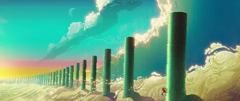 Breakdown of a shot from my pixel art film