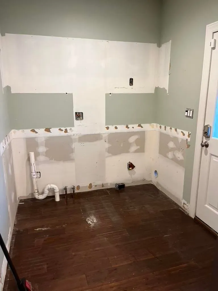 New laundry nook in our 150yr old house! After/Before and Full Process