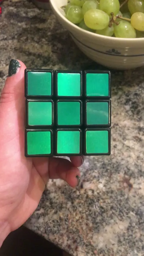 This Rubik’s cube my brother gave my dad for Christmas