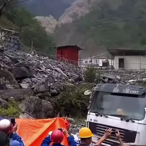 Terrifying scenes are now circulating from the Tibet side, where the catastrophe reportedly originated. It appears to be a glacier outburst, offering a shocking glimpse of the scale of the disaster.
