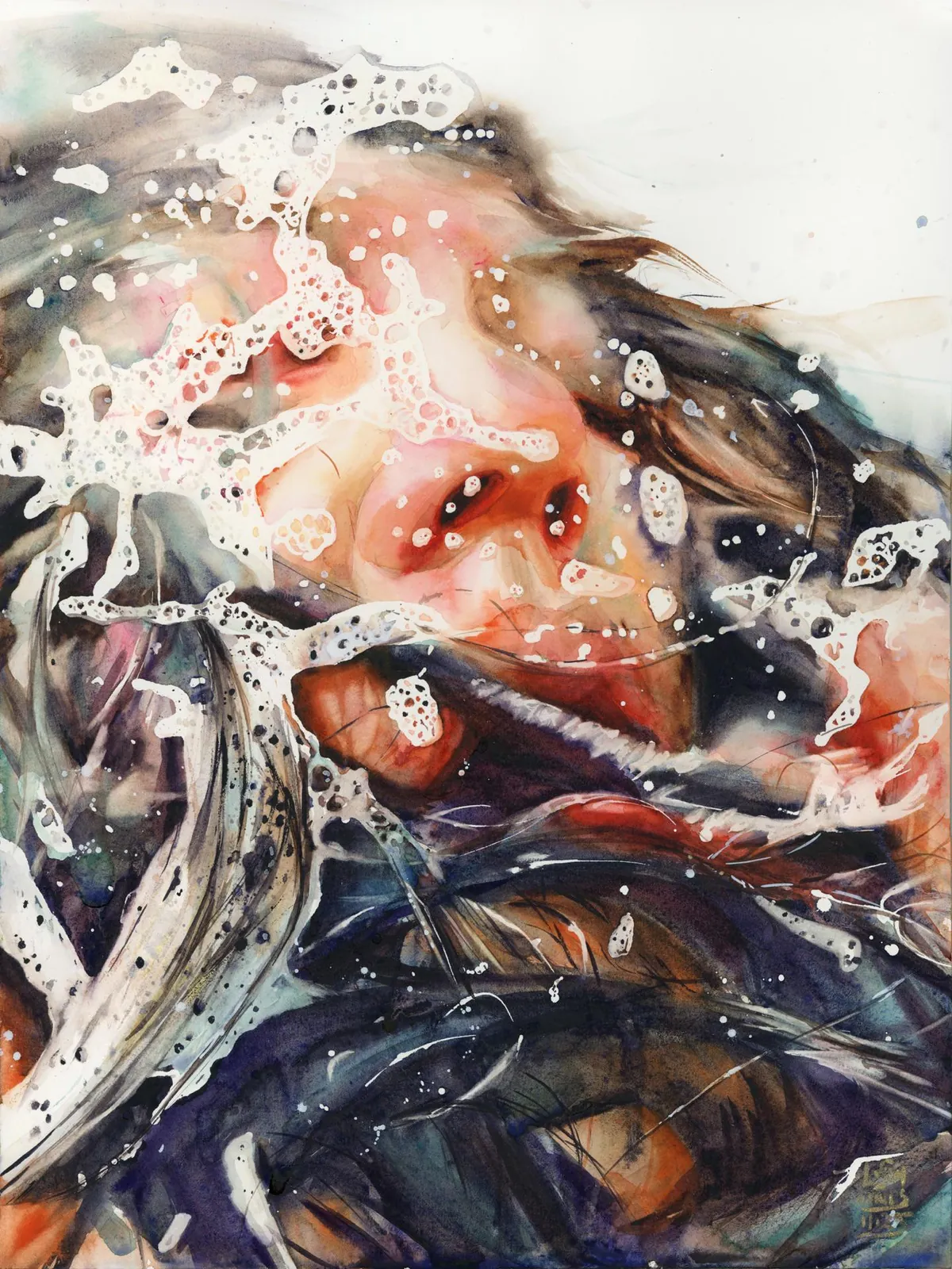 Your Way Is Through The Sea, lorrainesimonds, watercolor, 2025