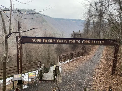 I visited an abandoned coal mine (and company town) in West Virginia today.