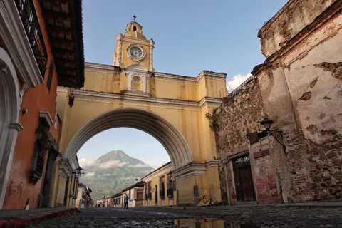Antigua, Guatemala this morning