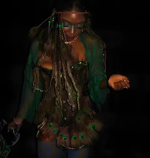 Just wanted to show off my peacock inspired makeup look. 🦚