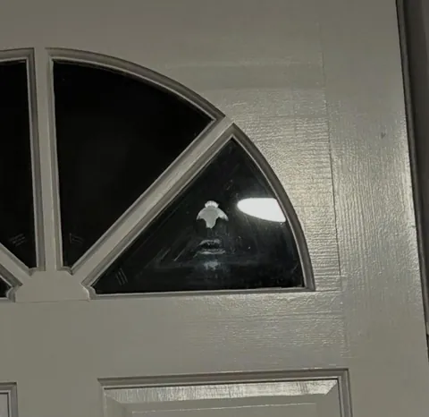 This was fun to see on the front door of my Airbnb.