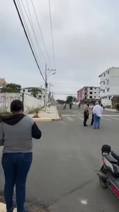 A controlled explosion