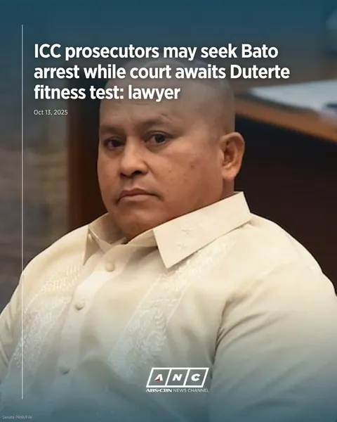 ICC might seek arrest of Bato while awaiting Duterte fitness test to stand trial