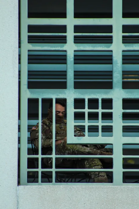 Day 76 of sustained protest in Downtown Los Angeles, where it’s become an everyday part of life