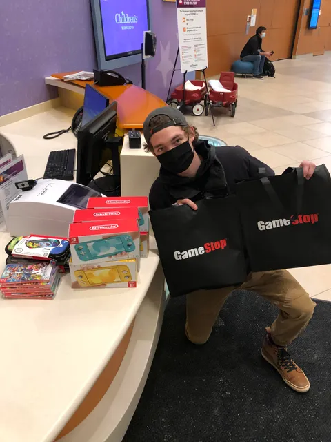 I am proud to do my part in paying forward our good fortune with a donation of 6 Nintendo Switches and games to go with them to the Children’s Minnesota Hospital. Cant Stop. Won’t Stop. GameStop. (Still long 50 shares I WILL NOT SELL)