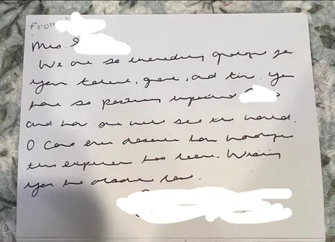this person’s handwriting