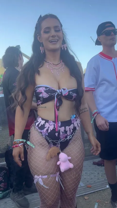 Flashing at a show ;)