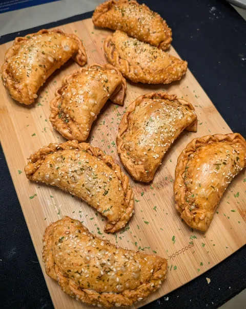 [Homemade] Beef and cheese empanadas