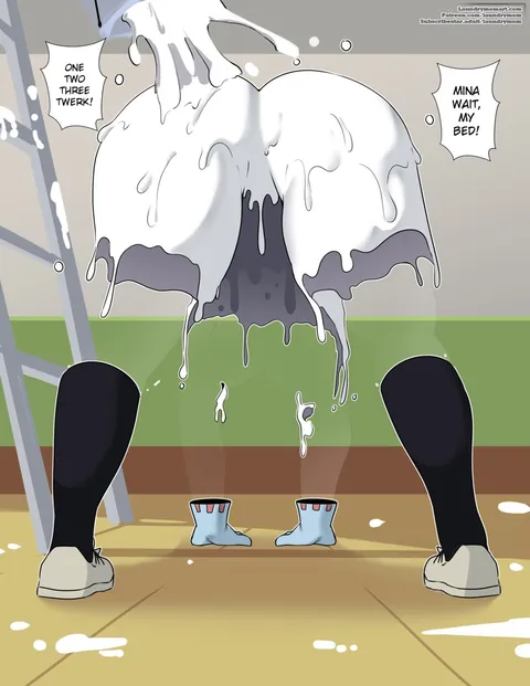 Mina's such a good friend (laundrymom)