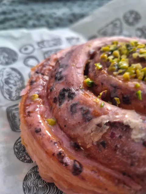 [I ate] Raspberry and Pistachio Danish