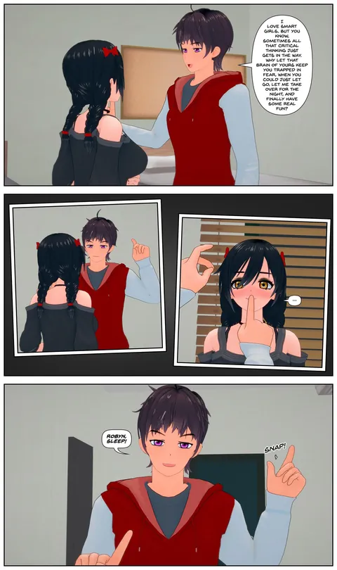 The Power of Hypnosis - Chapter 40 [Comic Pages] [3D] [Hypnosis] [Mind Control] [OC] [NSFW] [by RollB]