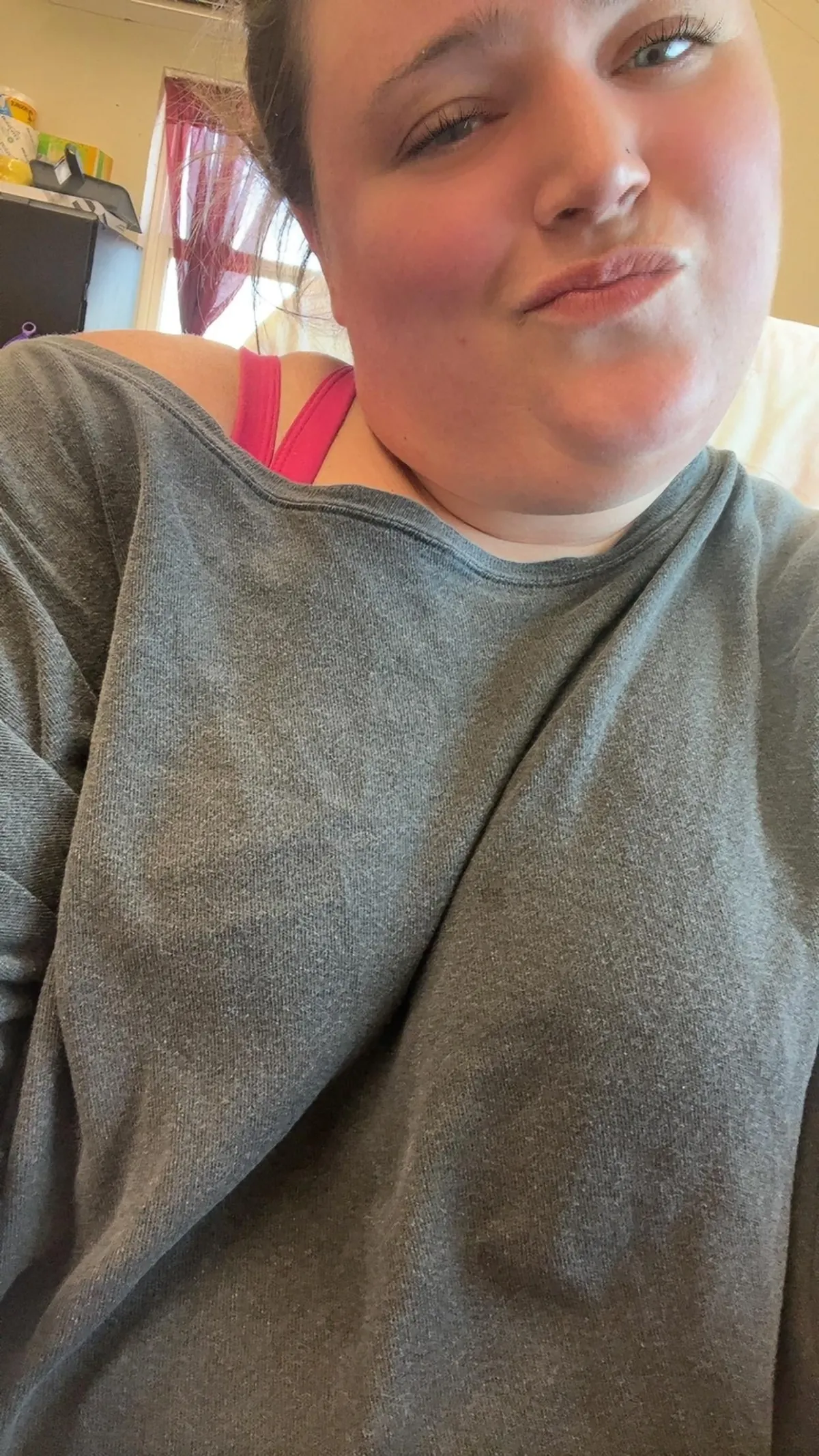 Had to take the bra off today