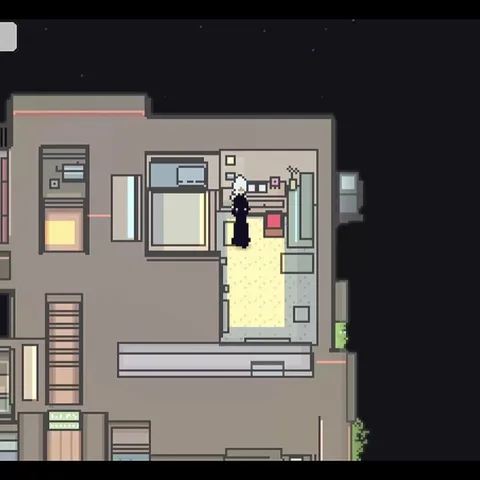 Behold, my in-game 'go to bed' animation!