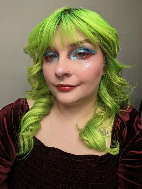 This is my makeup to see Avatar tonight!