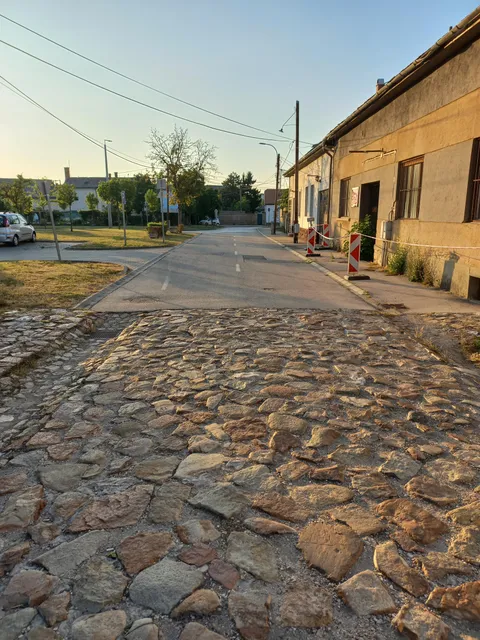 17th century road meets modern road
