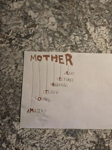 Made this for my mom today