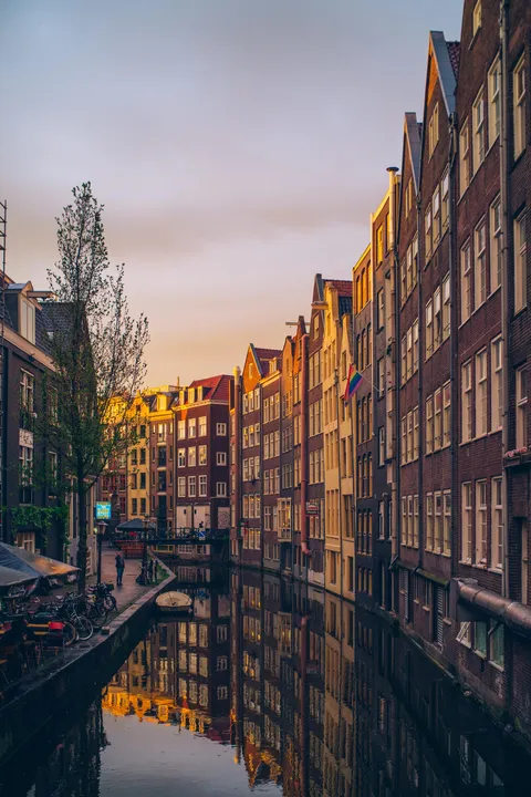 Amsterdam's Red Light District is home to some beautiful old canals and ancient taverns. Skip the hookers, explore the scenery! [OC]